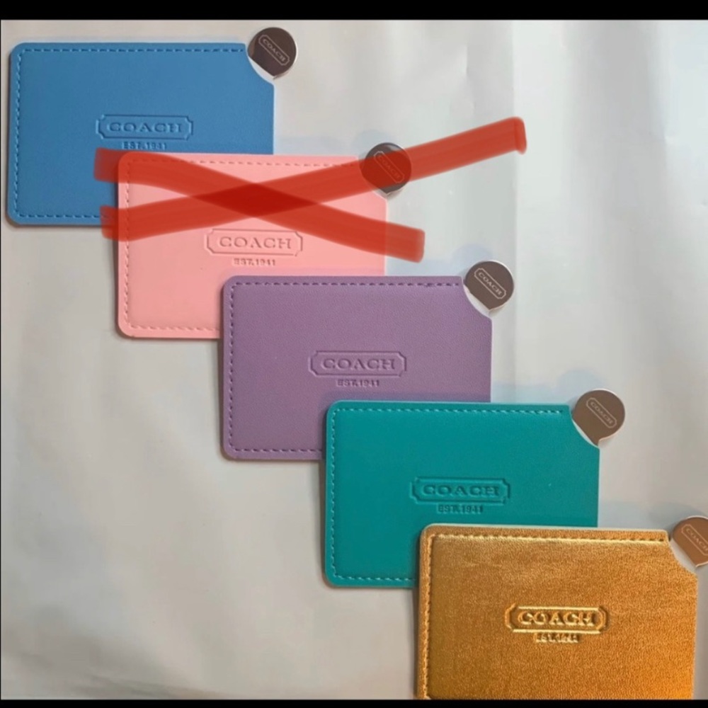 - ‼️SOLD❌Coach personal size Mirrors‼️ - Picture 4 of 4